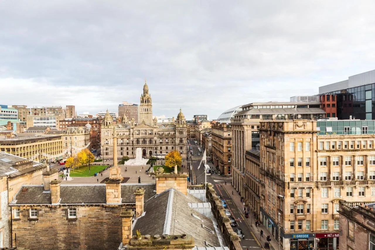View over Glasgow city centre